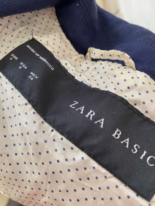 ZARA BASIC blue leisure suits SIZE XS