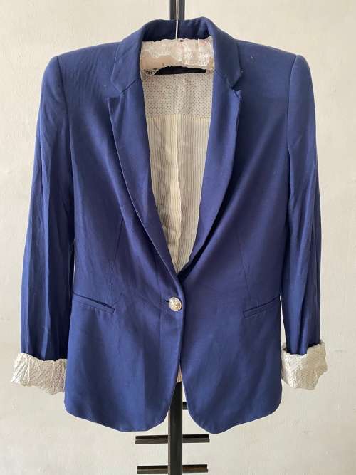 ZARA BASIC blue leisure suits SIZE XS