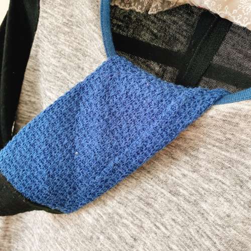 Gored long-sleeve topping SIZE XS