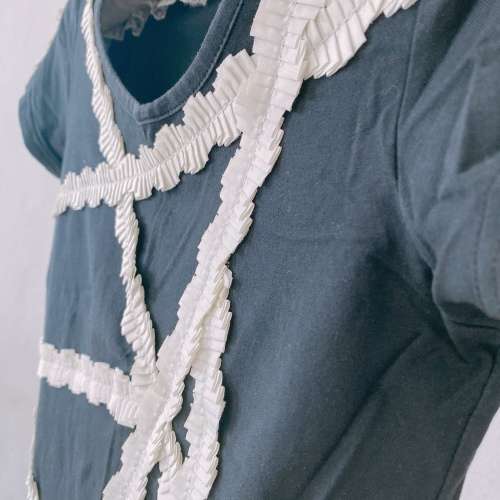 BLACK and WHITE FASHION DESIGN DRESSING Size S