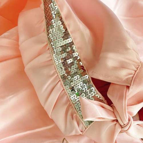 Dream pink bling bling cropped trousers XS