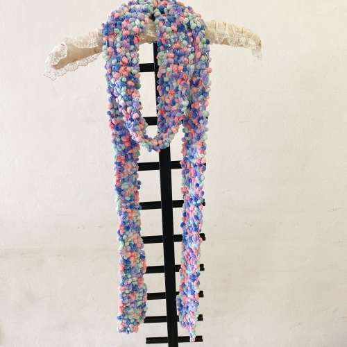 HANDMADE SCARF MARSHMALLOW