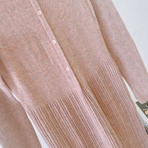 Milk tea color knitwear dressing M-L