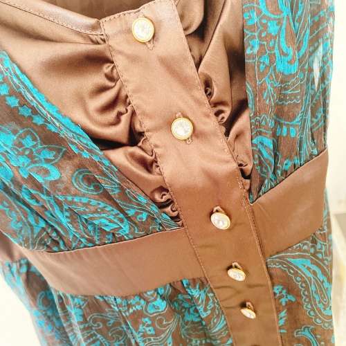 TWO BEAR CHIFFON ELEGANT Quality DRESSING Size S