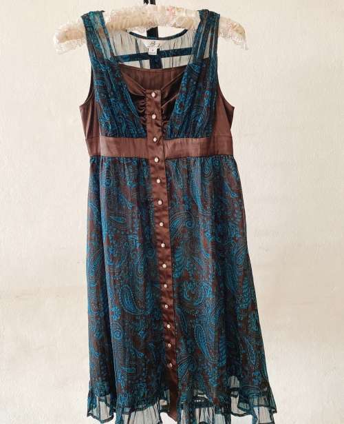 TWO BEAR CHIFFON ELEGANT Quality DRESSING Size S