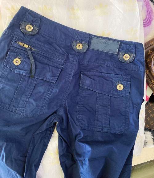ONLY DARK BLUE STYLISH OVERALLS PANTS