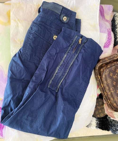 ONLY DARK BLUE STYLISH OVERALLS PANTS