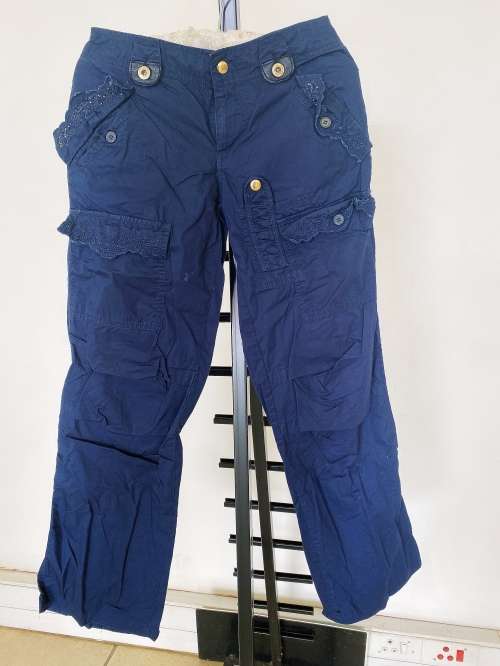 ONLY DARK BLUE STYLISH OVERALLS PANTS