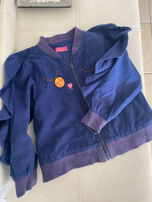 Dark Blue Fly Sleeve Jacket 100cm 3-4Y