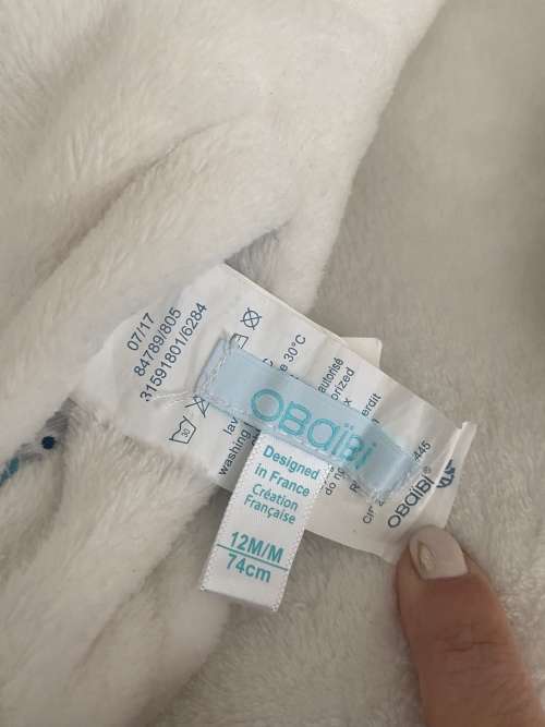 OBAIBI Top Jackets 2in1 fo baby 12M France Designed