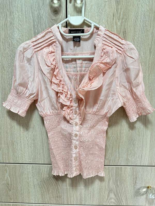 Princess PEARL PINK TOP T shirt for lady SIZE XS