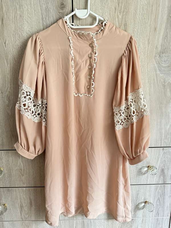 Chiffon Soft pink Dressing Loose Design ONE SIZE XS-M