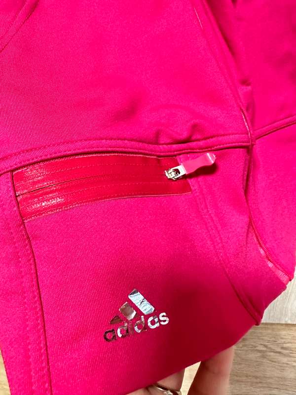 ADIDAS SUPER ELASTIC PINK TOP SPORTS JACKET SIZE S
