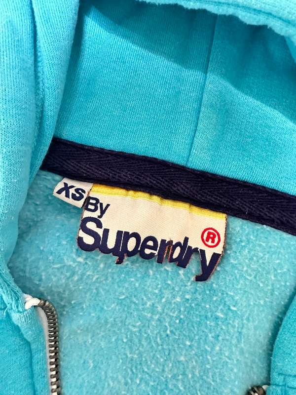 SUPER DRY BLUE COMFORT JACKET FOR LADY SIZE XS