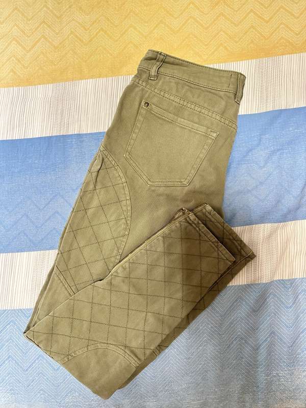 FOREVER NEW ARMY GREEN DENIM JEANS PANTS SIZE AUS8 EUR36 USA4