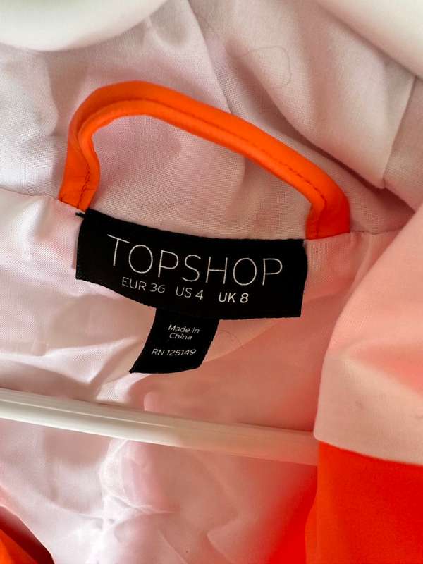 TOPSHOP RAINCOAT FASHION JACKETS FOR WOMEN US4