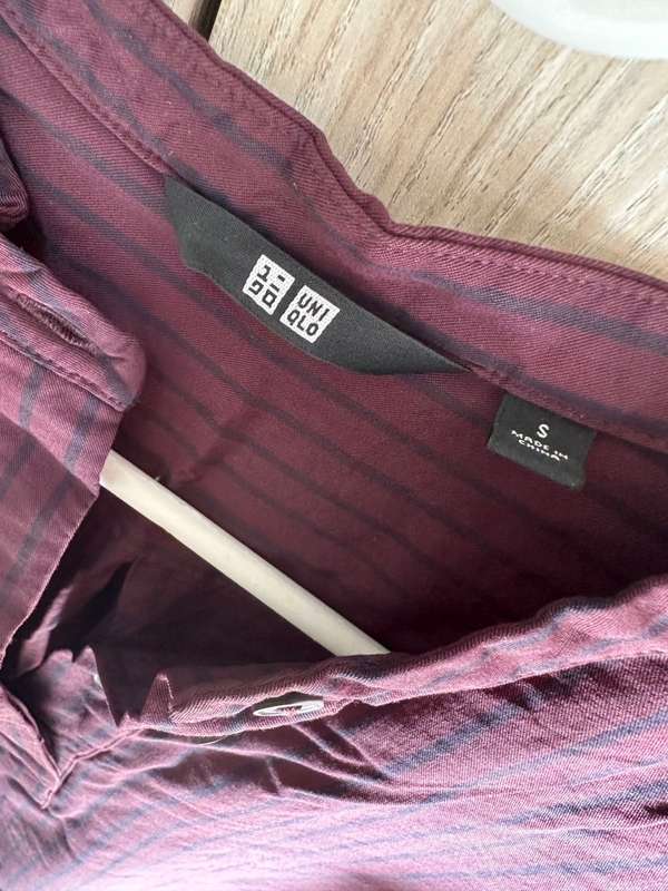 UNIQLO RED AND BLUE STRIP LONG DRESSING FOR WOMEN SIZE S