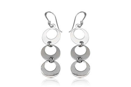 Pretty Sterling Silver Earrings