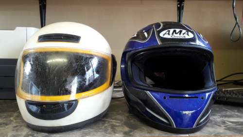 Motorcycle Helmets X 2