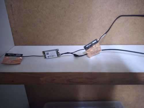 Dell Wireless WLAN WiFi and AC Bluetooth Card + Cable