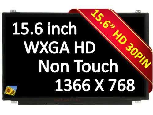 LAPTOP SCREEN--LP156 Compatible 15.6` Laptop Screen Matte