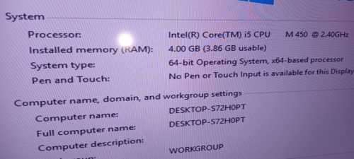 TOSHIBA A660 4TH GEN i5 (READ PLEASE)