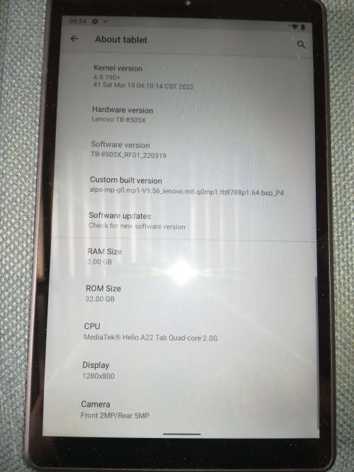 8 INCH LENOVO TAB M8 MINT CONDITION