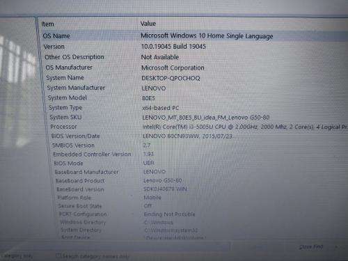 LENOVO 5TH GEN i3 |1TB HDD |8 GIG RAM LAPTOP