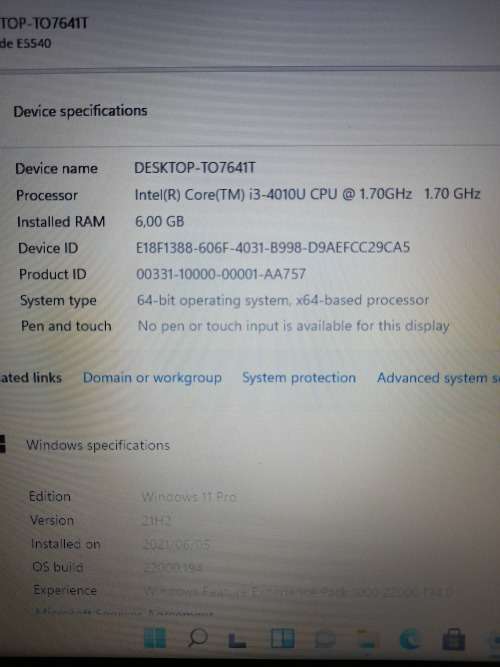 **SUPER BATTERY**DELL E5540--i3|6 GIG RAM|500 GIG HDD| WIN 11 PRO LAPTOP
