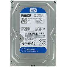 Western Digital 500GIG 3.5` Desktop HDD - 100% Health