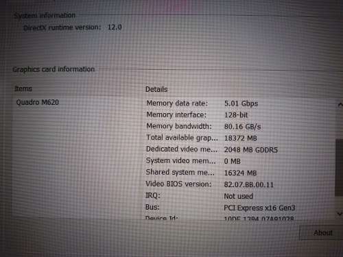 Dell Precision 3520 15.6 FHD, Core i7 7820HQ 2.9GHz, 32GB RAM, 512GB NVMe, NVIDIA Quadro 2Gig DDR5