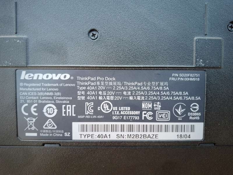 ThinkPad Pro Dock 65W