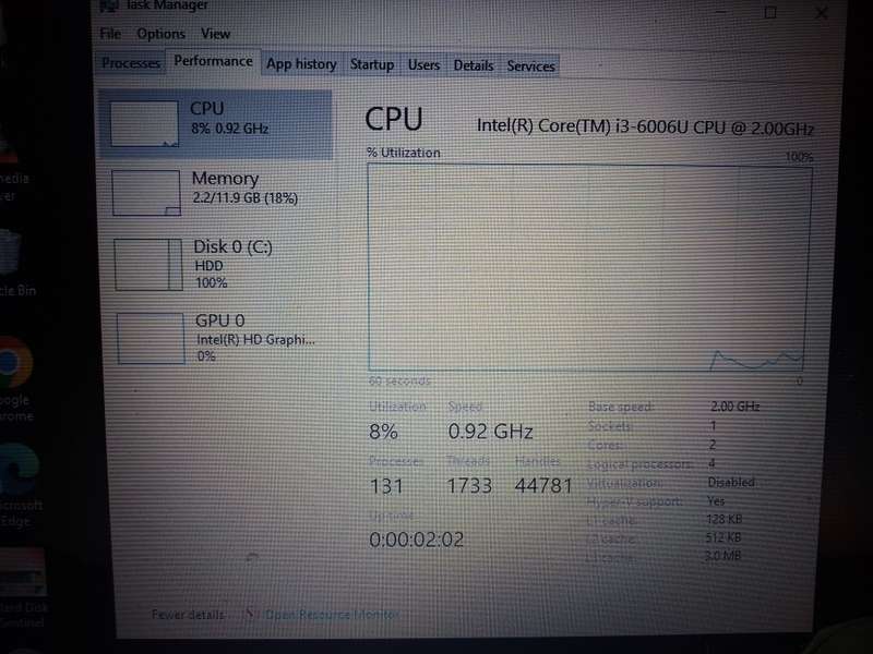 HP G250 G6 - Intel Core i3 6006U CPU/12 Gig DDR4 Ram/500 Gig HDD/Intel HD 520 GFX/BRAND NEW BATTERY!