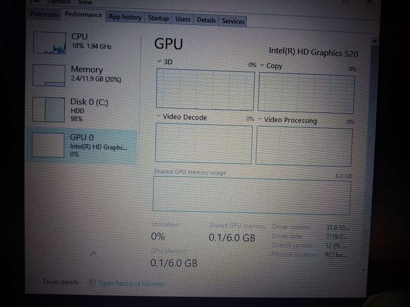 HP G250 G6 - Intel Core i3 6006U CPU/12 Gig DDR4 Ram/500 Gig HDD/Intel HD 520 GFX/BRAND NEW BATTERY!