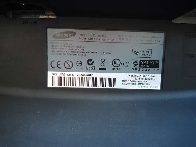 Samsung SyncMaster 2333 (23`) (Please Read Add)