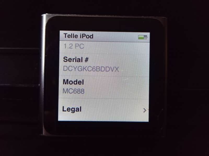 Apple Ipod Nano 6Th Gen 8Gig