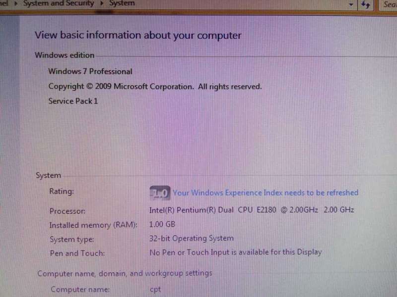 VERY CLEAN DESKTOP COMPUTER- PERFECT WORKING ORDER @ R349