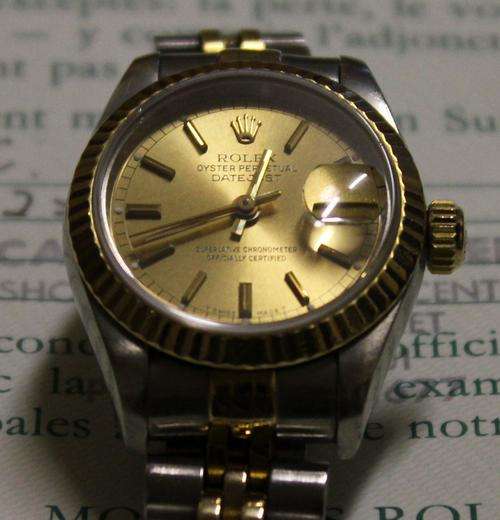 Rolex Datejust 18K SS ladieswatch 26mm case