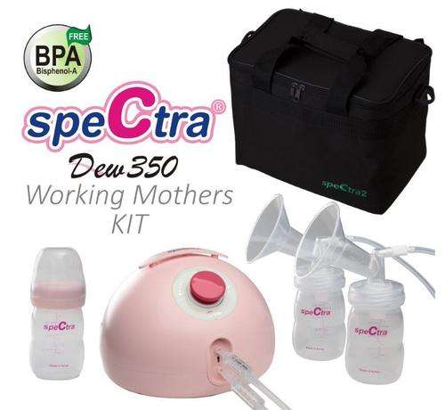 Spectra Dew 350 Working Mother's Kit PLUS free Spectra Handy Plus Manual Breast Pump