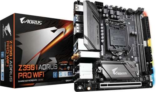 Gigabyte Z390 I AORUS PRO WIFI LGA 1151 (Socket H4) Mini ITX Motherboard (Supports 9th / 8th Gen Int
