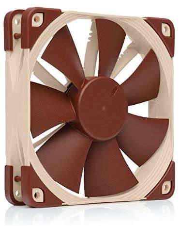 2x Noctua NF-F12 PWM, Premium Quiet Fan, 4-Pin (120mm, Brown)