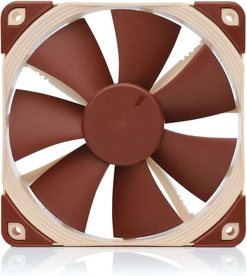2x Noctua NF-F12 PWM, Premium Quiet Fan, 4-Pin (120mm, Brown)
