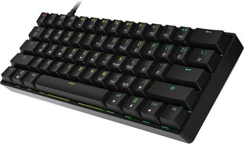 GK61 Mechanical Gaming Keyboard - 61 Keys Multi Color RGB Illuminated LED Backlit Wired