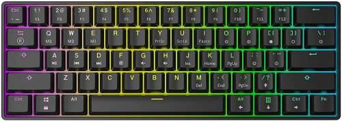 GK61 Mechanical Gaming Keyboard - 61 Keys Multi Color RGB Illuminated LED Backlit Wired