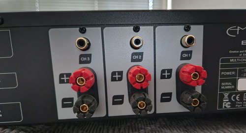 Emotiva Basx A3 Three-Channel Power Amplifier 3x140w 8 Ohms/3x200 watts 4 Ohms