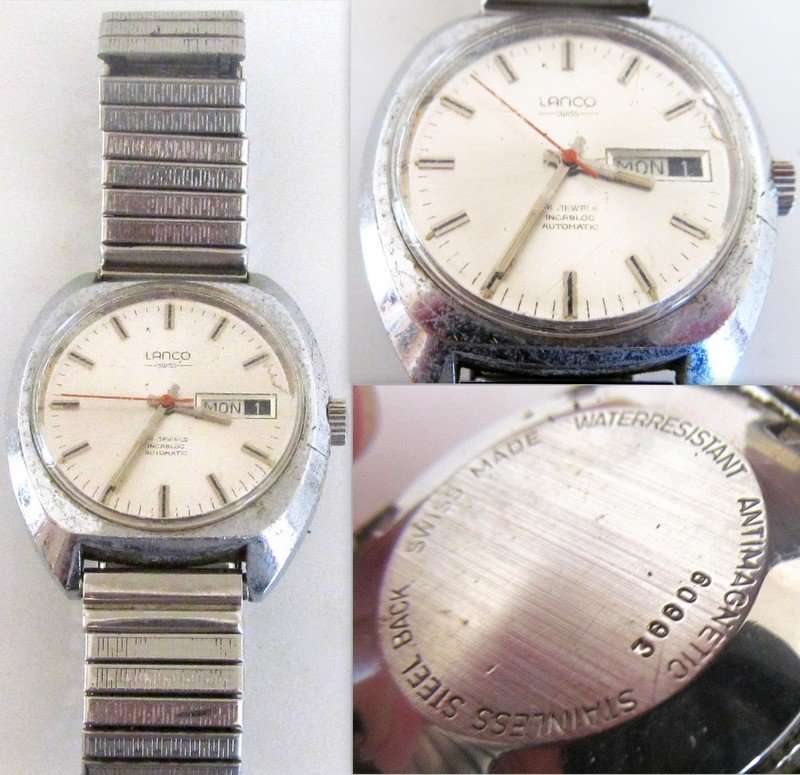 A LOT OF SIX WATCHES SOLD AS NOT WORKING===ONE IS TICKING