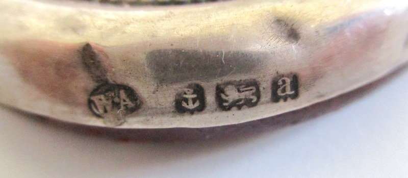 A SMALL HALLMARKED SILVER FRAME---READ