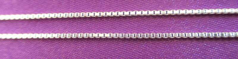 A 55cm SOLID SILVER CHAIN---NEW