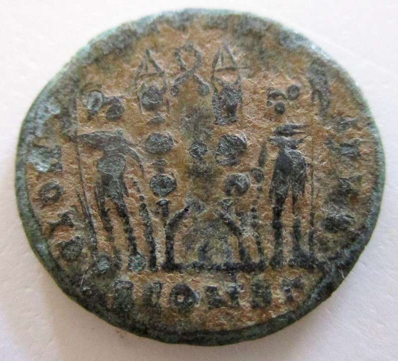AN ANCIENT COIN 328-337 AD---CONSTANTINE--Over 1600 years old