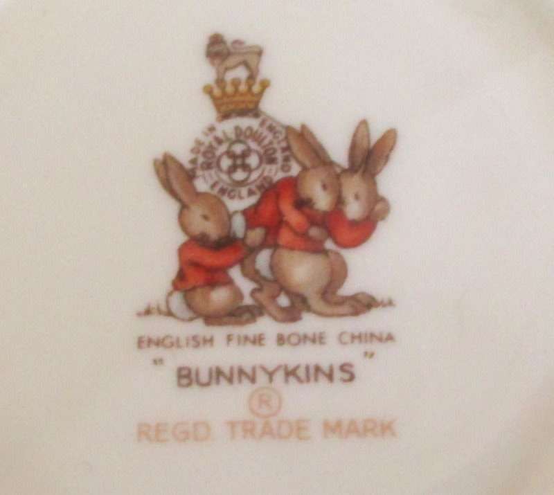 A ROYAL DOULTON BUNNYKINS CUP AND SAUCER---PERFECT (B)